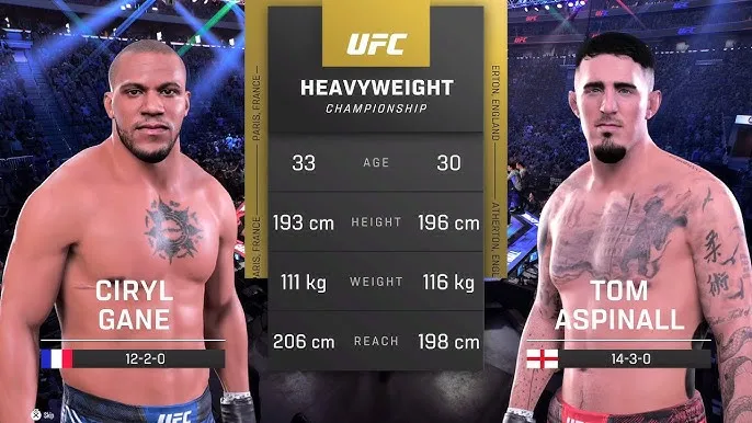 The harsh truth: Ciryl Gane only needs one kick to change the situation, what will Aspinall do to save the situation, here is the answer