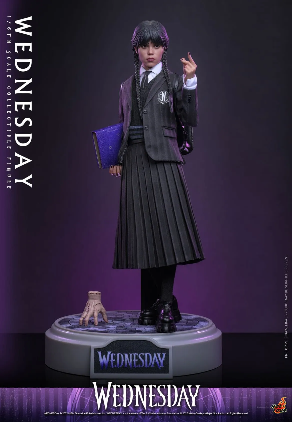 image_68ac1c8a46070 Hot Toys Channels Jenna Ortega’s Iconic Wednesday Addams with Spine-Chilling Accuracy