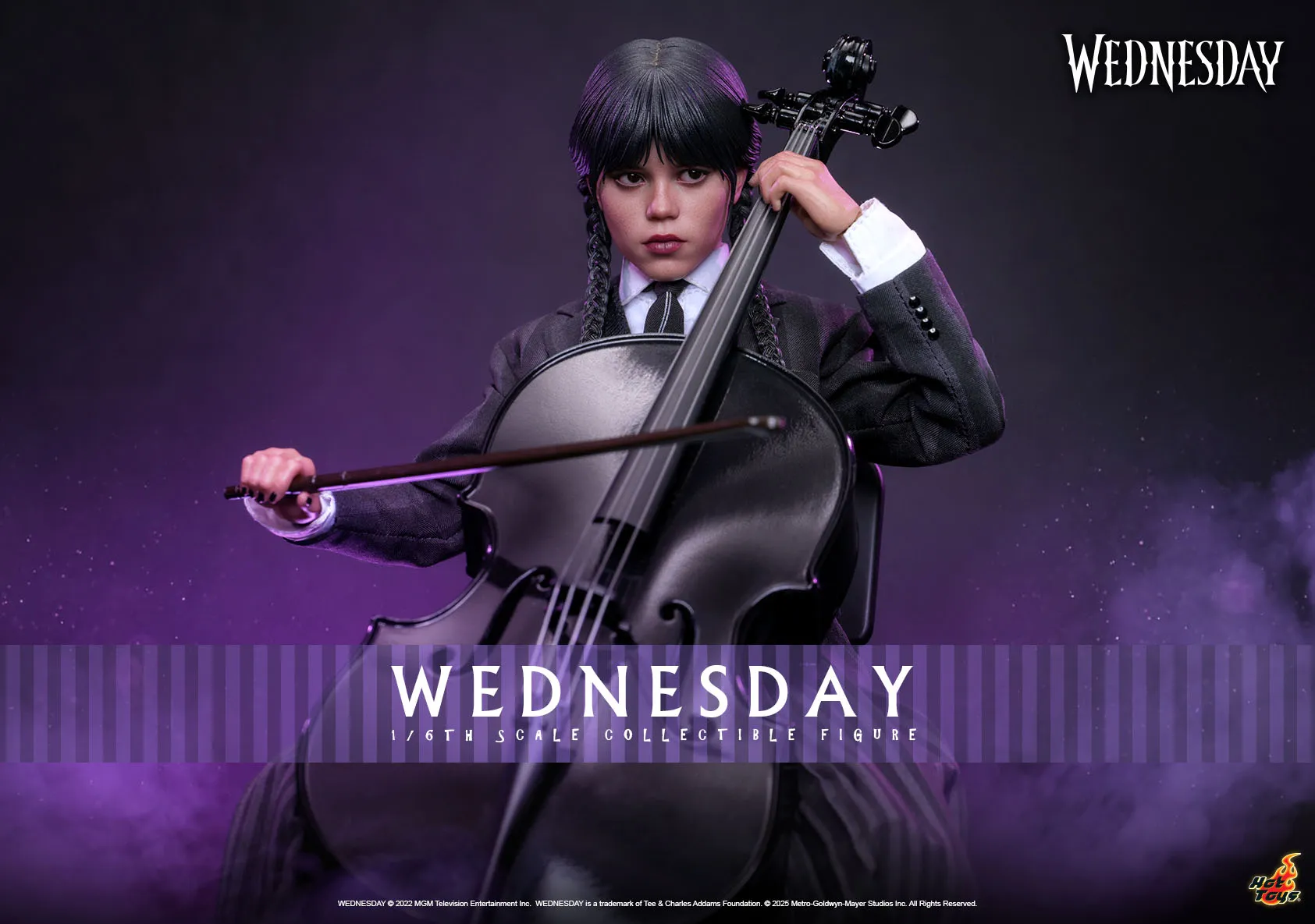 Hot Toys Channels Jenna Ortega’s Iconic Wednesday Addams with Spine-Chilling Accuracy