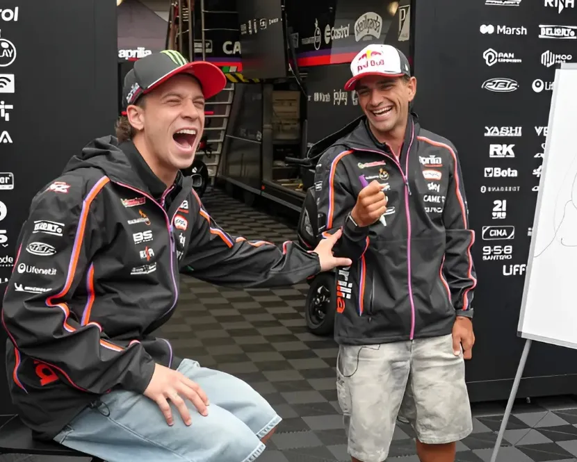 Marco Bezzecchi Reveals the ‘Amazing’ Thing He Witnessed Jorge Martin Do at Aprilia