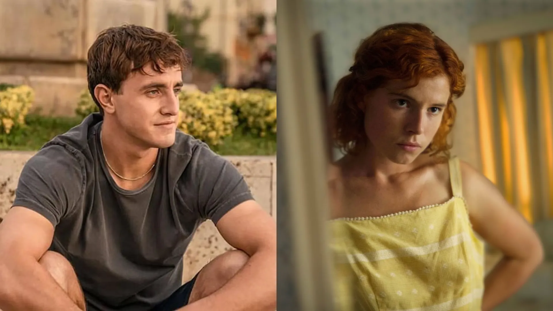 Paul Mescal and his wife Jessie Buckley in Chloé Zhao’s "Hamnet" trailer.