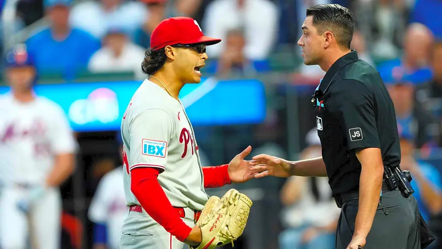 image_68aea6f6e31a3 Chaos Erupts: Phillies’ Jesus Luzardo Explodes at Umpire After Juan Soto Timeout Sparks Controversial Calls