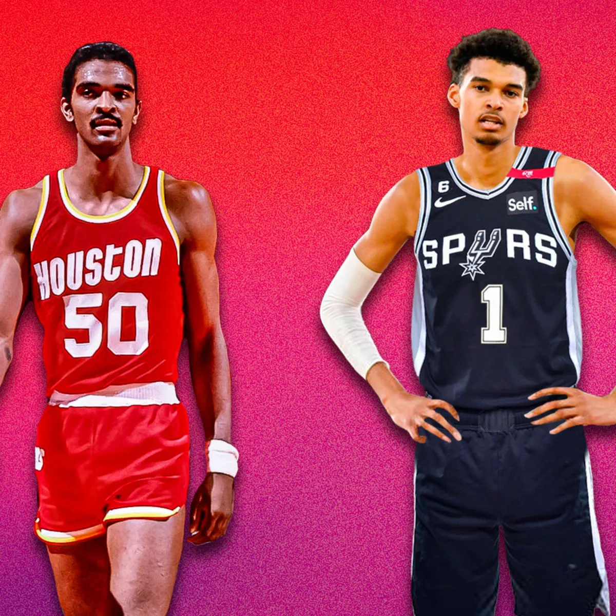 A basketball player says that Victor Wembanyama's talent is nothing but a copy of himself