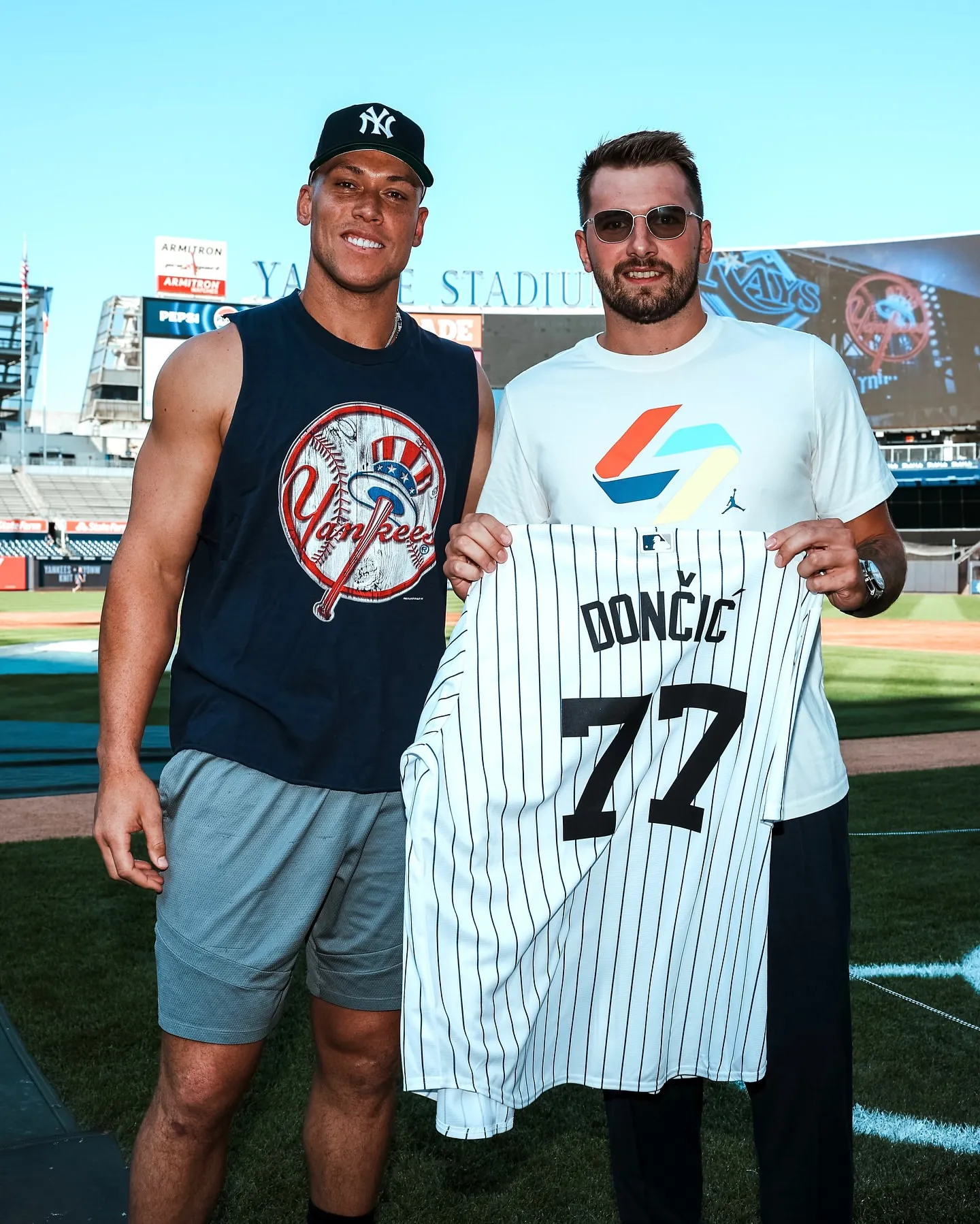 image_68affc9824d45 A unique collaboration between a baseball superstar and a basketball superstar. What event will Luka Doncic & Aaron Judge collaborate on?