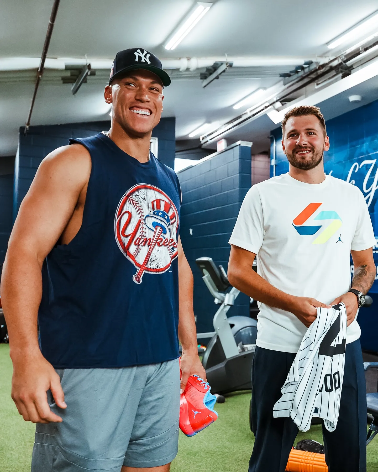 image_68affc98e2149 A unique collaboration between a baseball superstar and a basketball superstar. What event will Luka Doncic & Aaron Judge collaborate on?