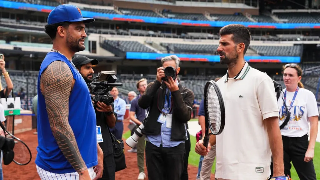 Novak Djokovic Shocks Fans by Breaking Down Baseball Pitching vs. Tennis Swing in Street-Side Chat with Star Sean Manaea