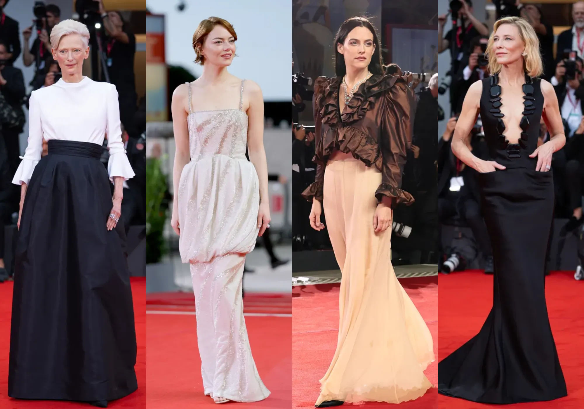 The most striking red carpet outfits at the 2025 Venice Film Festival
