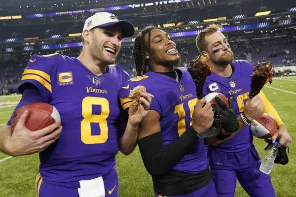 Emotions Run High as Justin Jefferson Reunites With Adam Thielen for Their First Conversation Since the Trade