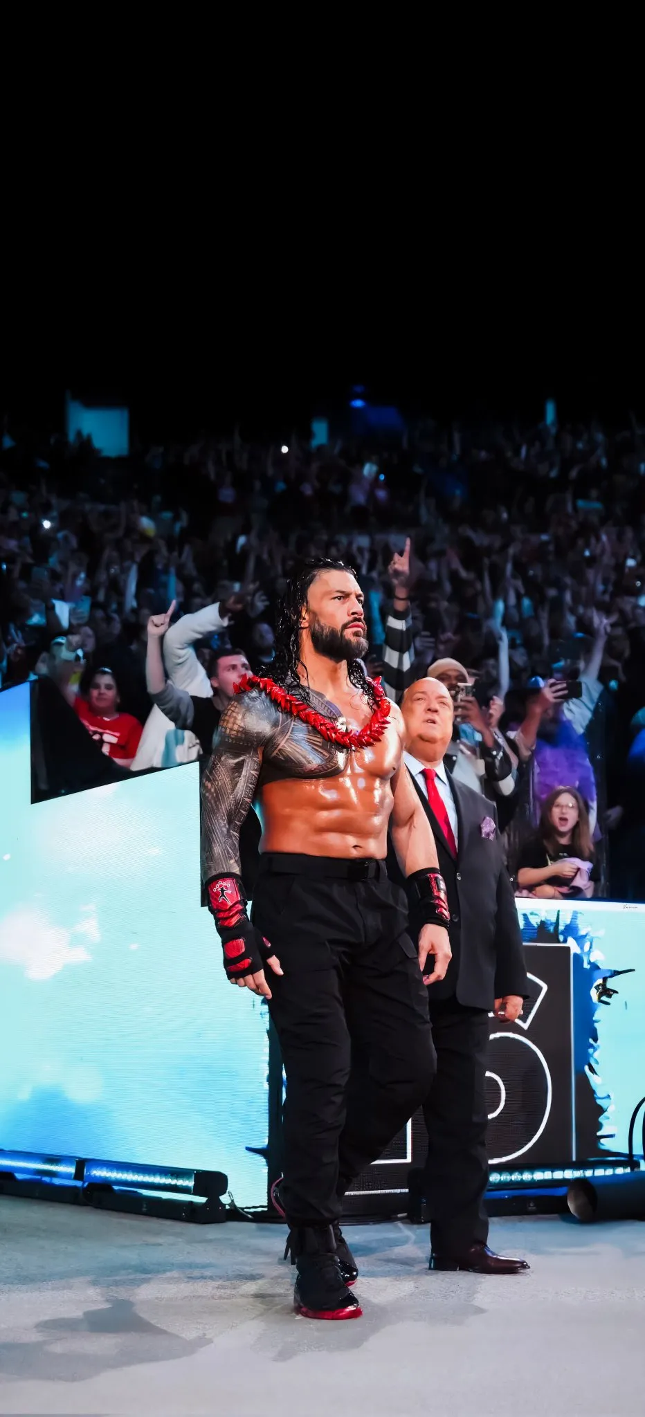 image_68b85a21ee5ed Fans Stunned as Roman Reigns Honors His Father & Uncle in Emotional Style at Clash of Respect”