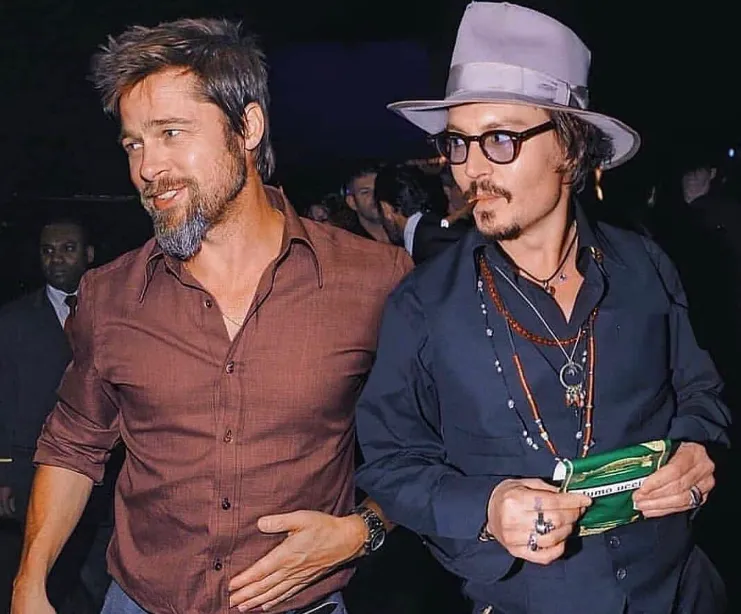 The Secret Friendship Between Johnny Depp and Brad Pitt Revealed