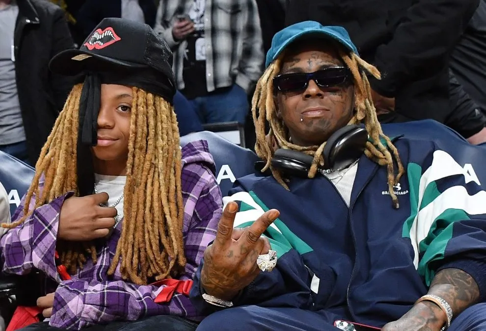 image_68ba7722cb373 Lil Wayne and His Son Lil Novi Shine Together on Tha Carter VI Tour