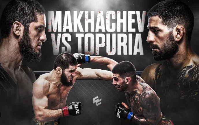 Islam Makhachev Dominates Ilia Topuria, Retains UFC