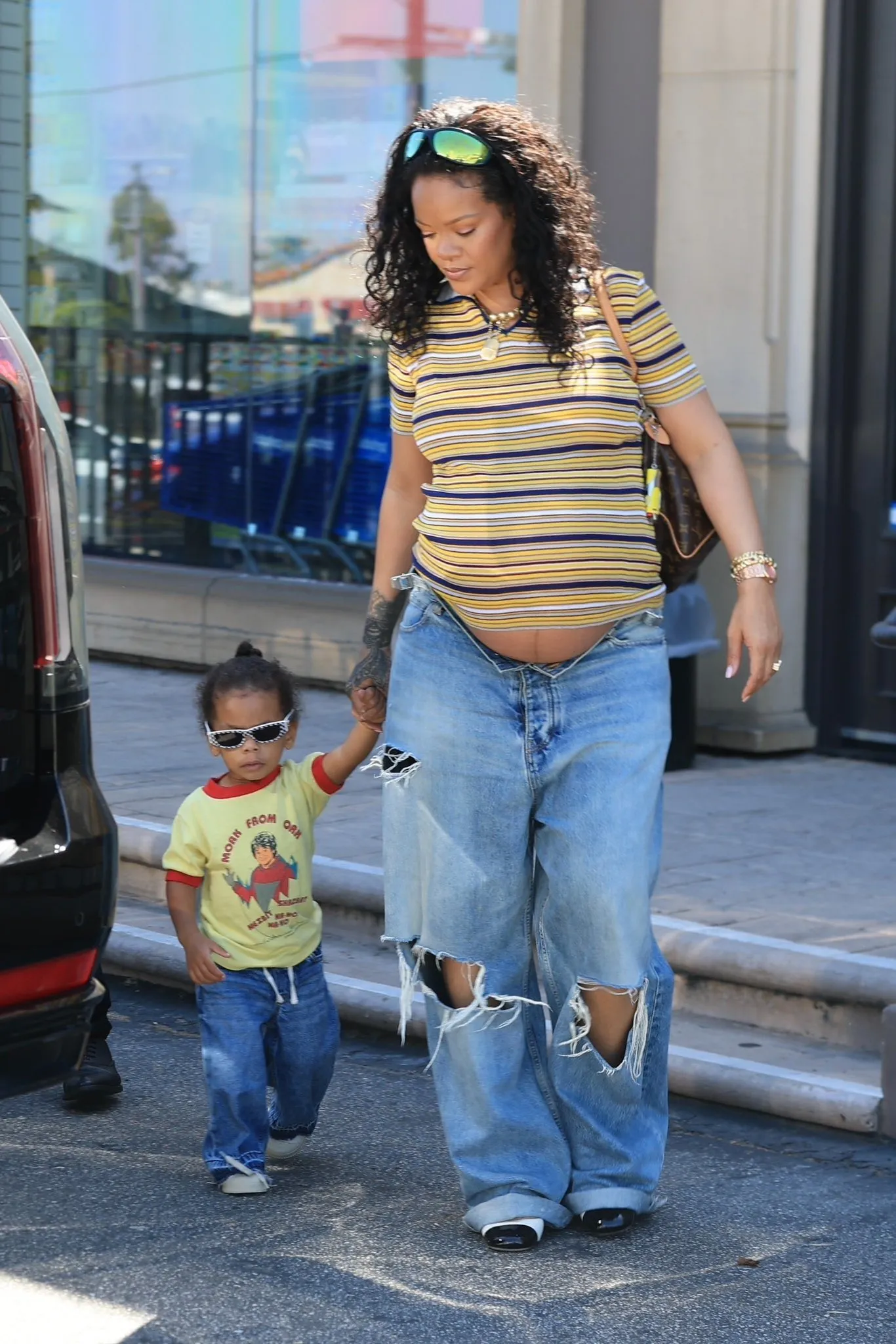 Rihanna and A$AP Rocky Step Out with Their Little Ones After a Private Visit — Fans Can’t Stop Talking About the Family Moment