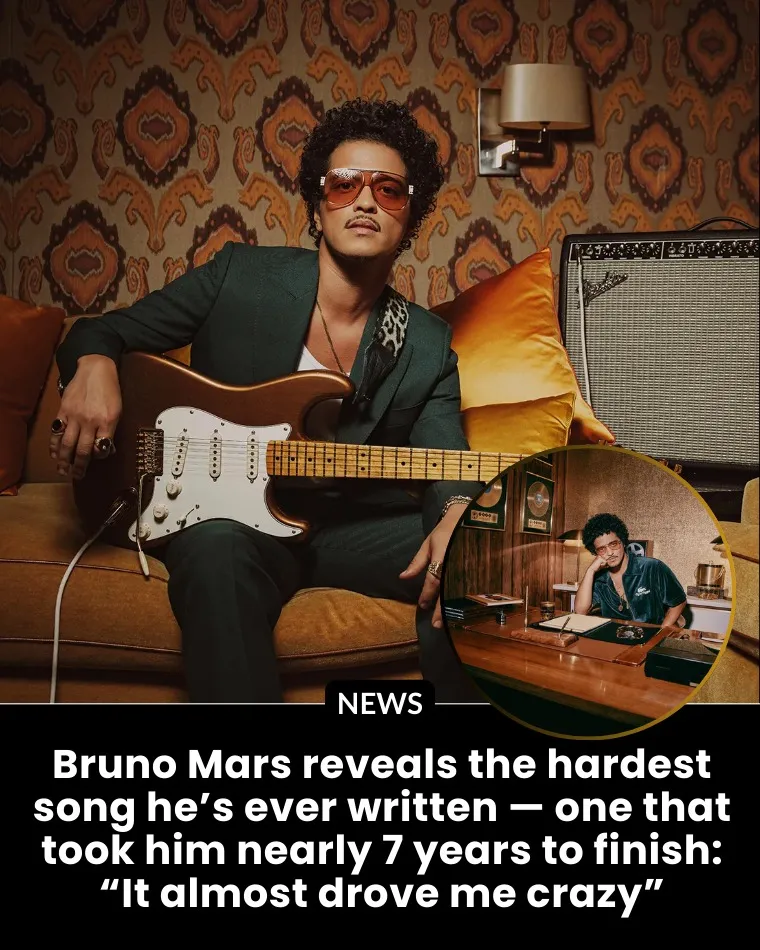A Song That Took Almost a Decade to Perfect: This Bruno Mars Track Kept Him Up Many Nights