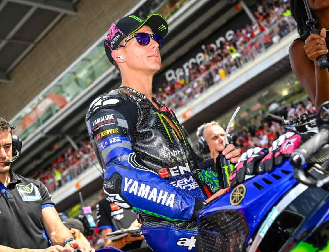 Grit and Grip: Quartararo Battles Tyre Issues for a Top-Five Finish in Barcelona