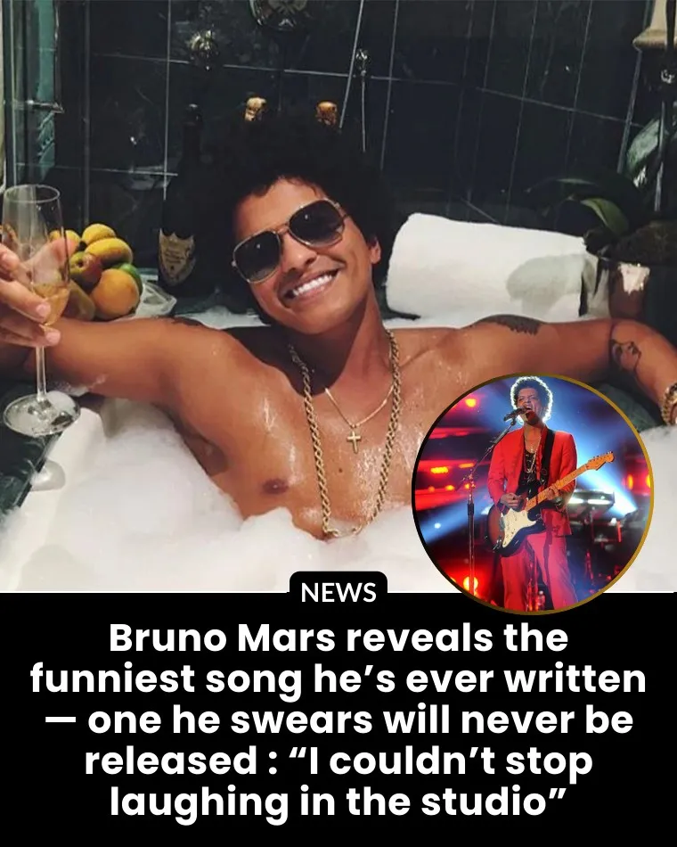 Bruno Mars Reveals A Song He'll Keep Secret Forever And Audiences Will Never Hear: The Funny Reason Behind It
