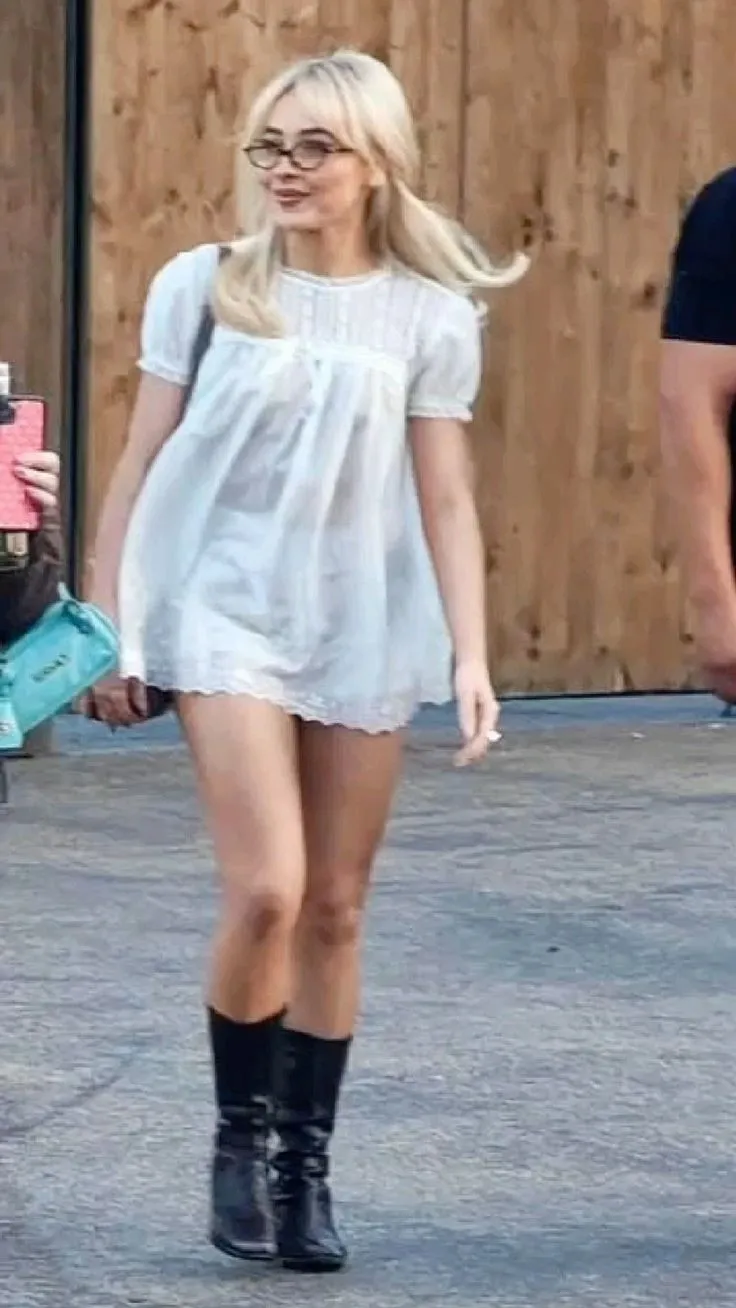 image_68be980bde934 Sabrina Carpenter Shows Up in Sweet White Babydoll Dress at Olivia Rodrigo’s Concert — Making Peace