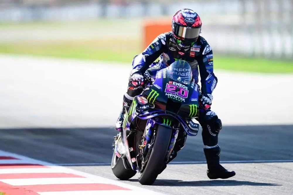 image_68bf8a55795d0 In the Rain, Quartararo’s Early Yamaha V4 Pace Hints at Big Step Forward