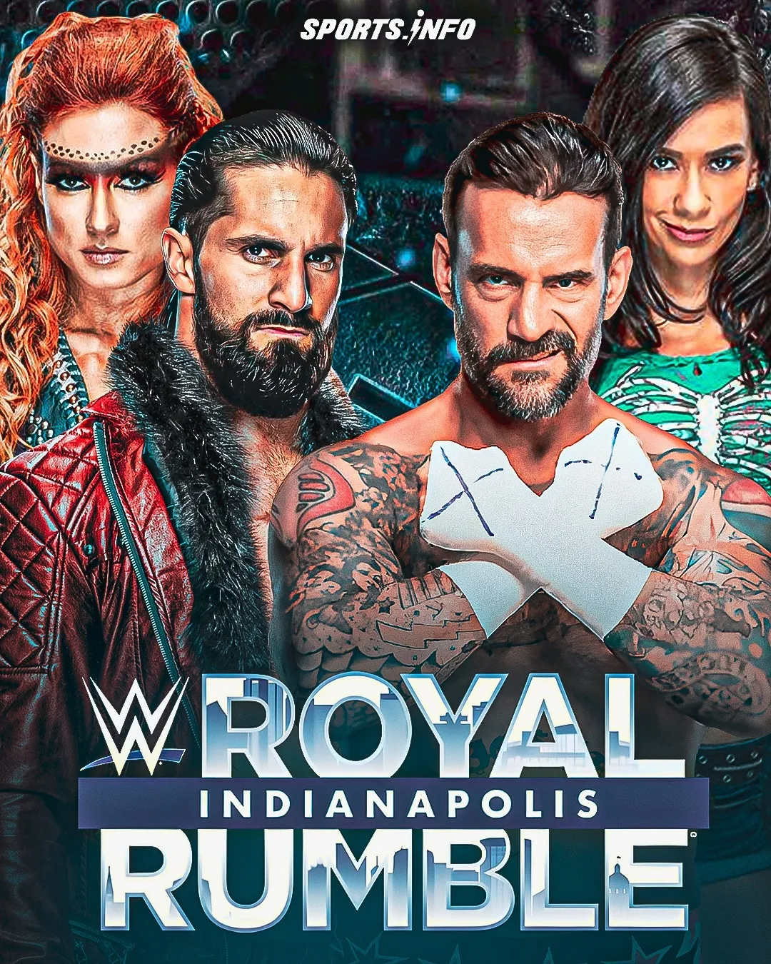 CM Punk and AJ Lee vs. Seth Rollins & Becky Lynch — The Match Everyone’s Been Waiting For, But the Tension Is Even Higher Than You Think!