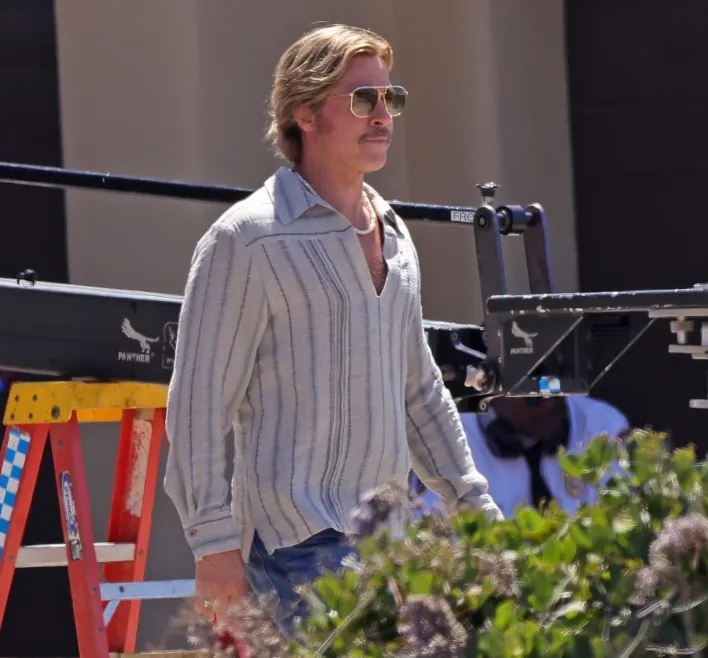 New On-Set Pics of Brad Pitt Hint at a Twist No One Saw Coming