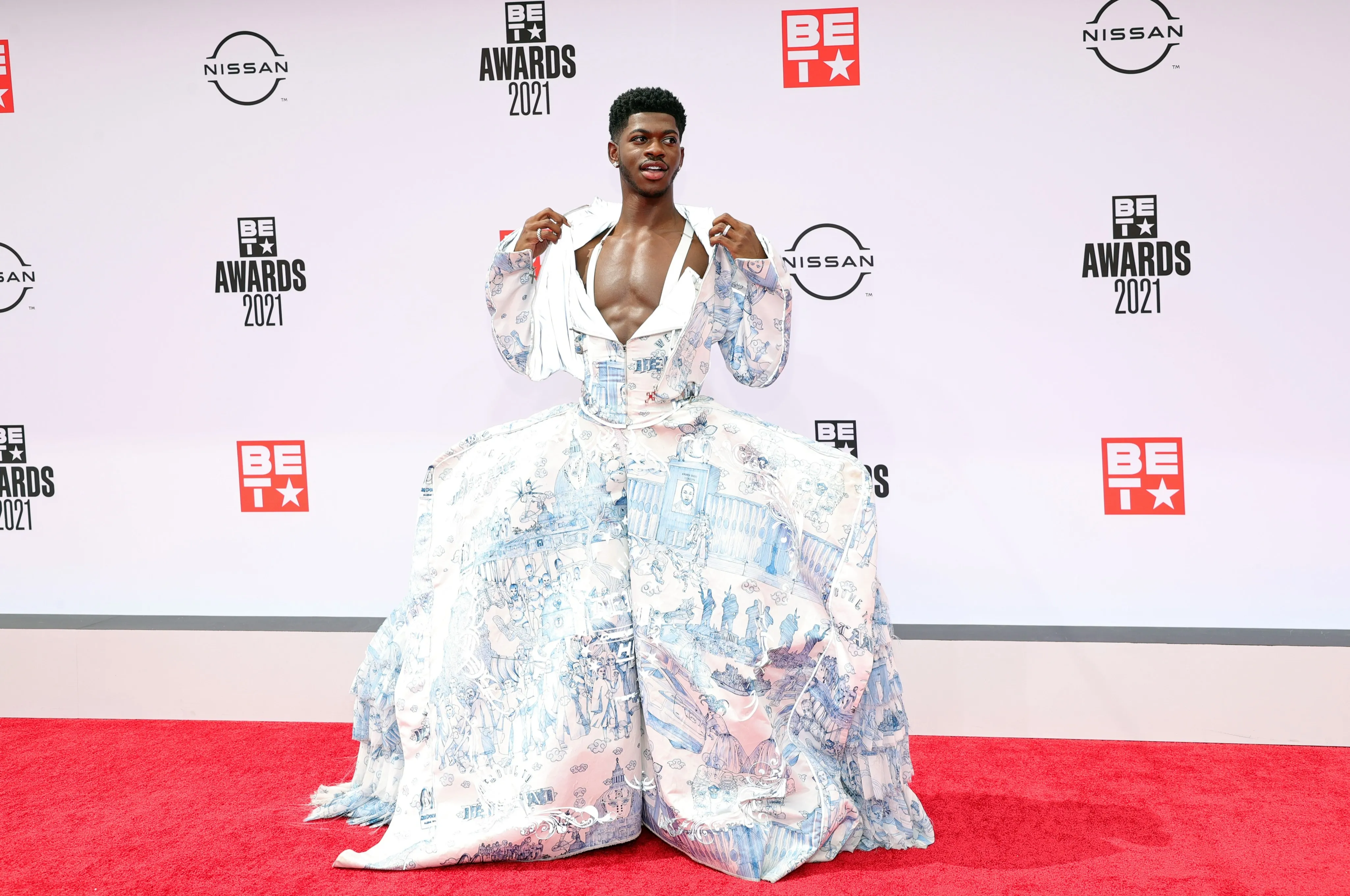 image_68c394336f7fb Lil Nas X and the Naruto-Inspired Dress That Stole the Show at the BET Awards 2021
