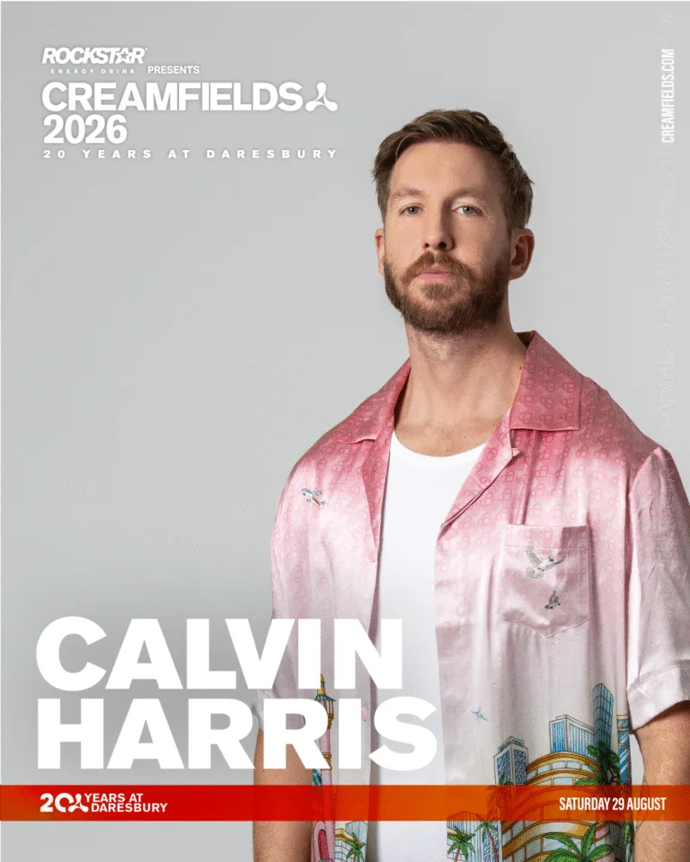 Creamfields 2026 Kicks Off with a Bang: Calvin Harris Named First Headliner