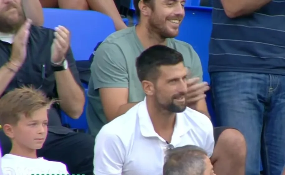 image_68c77f54171fc Novak Djokovic Stuns Fans as New Greek Resident Appears with Son at Davis Cup Clash Between Stefanos Tsitsipas and Joao Fonseca