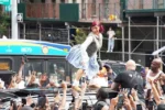 Cardi B Stuns Crowd As She Dances On A Car At Surprise Pop Up Ahead Of New Album Release