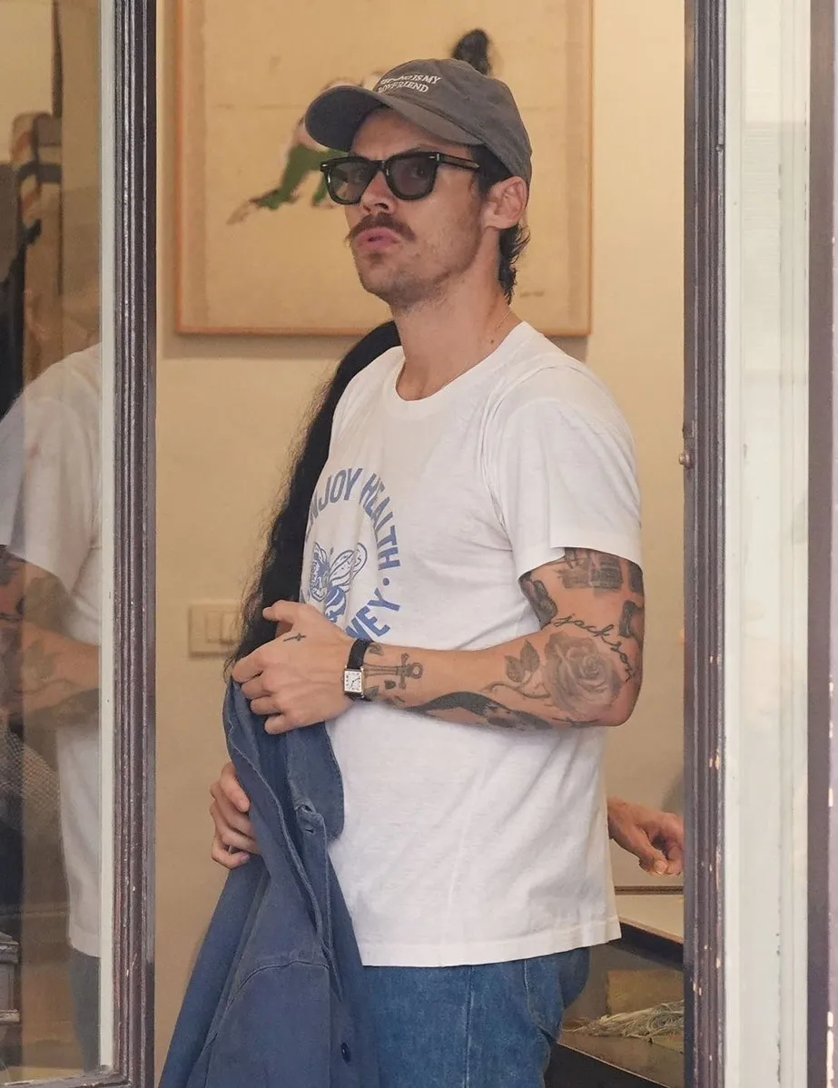 Harry Styles Turns Heads in Bold Small Shorts While Stepping Out with Zoë Kravitz in Rome