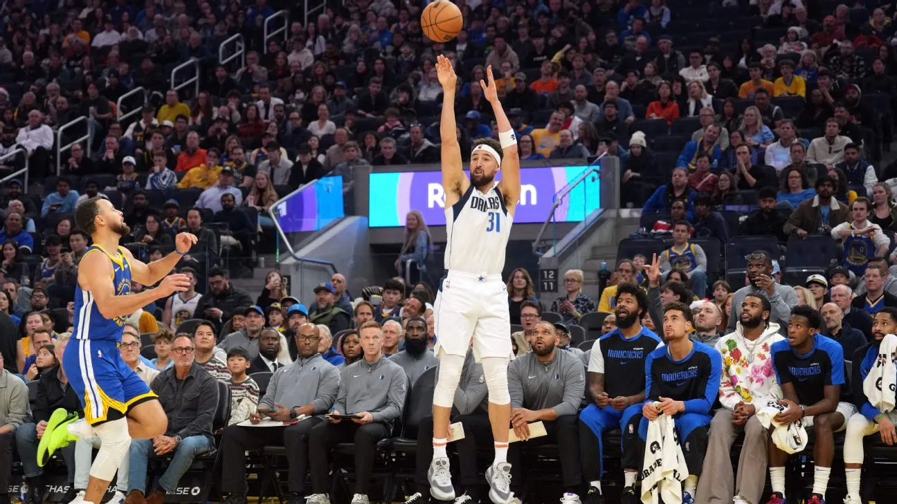 image_68cb6268c6a46 Klay Thompson Proves His Three-Point Shooting Is Still Dallas’ Deadliest Weapon