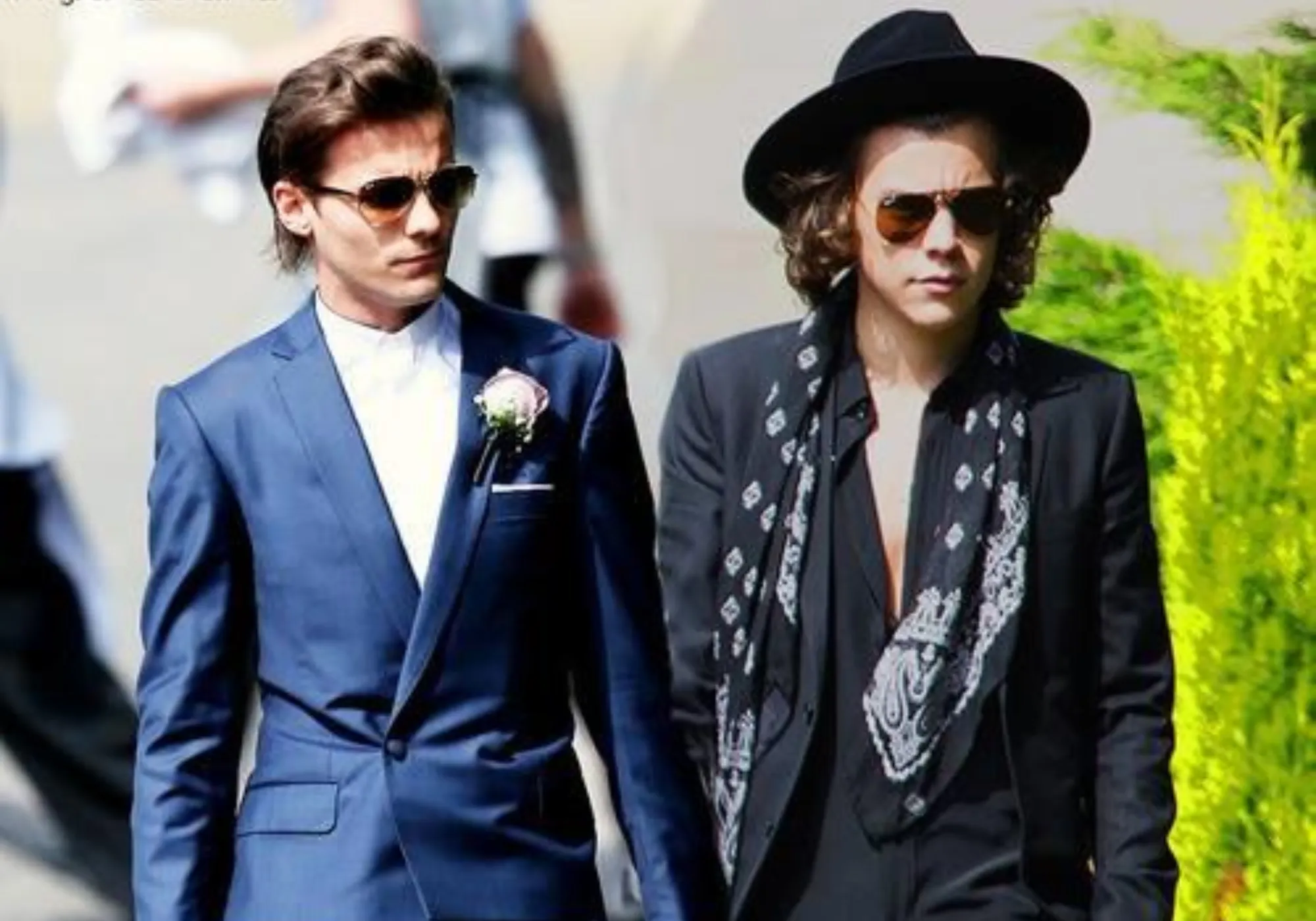 Louis Tomlinson and Harry Styles Reunited at Jay’s Wedding