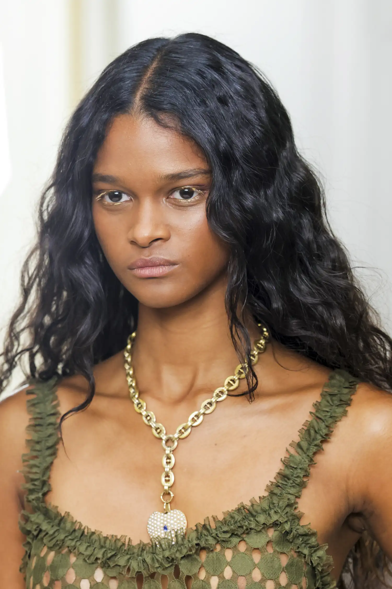image_68cd0de522d6b The 5 Biggest Beauty Trends of New York Fashion Week, From Watercolor Eyes to Shimmering Metallics