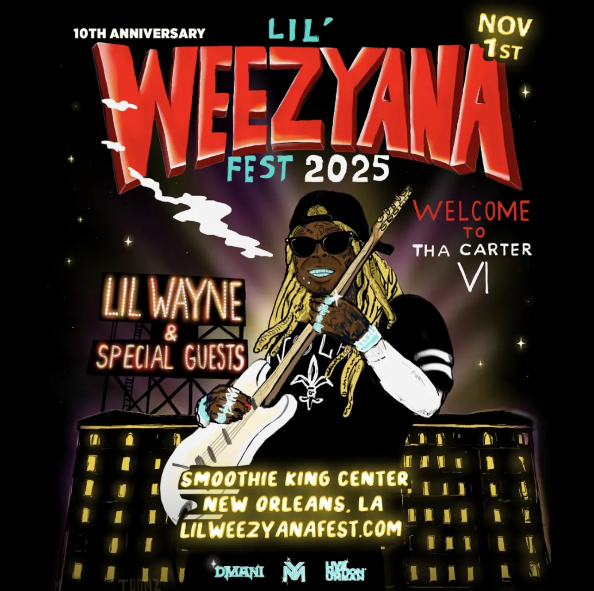 image_68d354f01a6e5 Lil’ WeezyAna Fest Marks a Decade - Lil Wayne Teases “Exceptional Lineup” for 2025