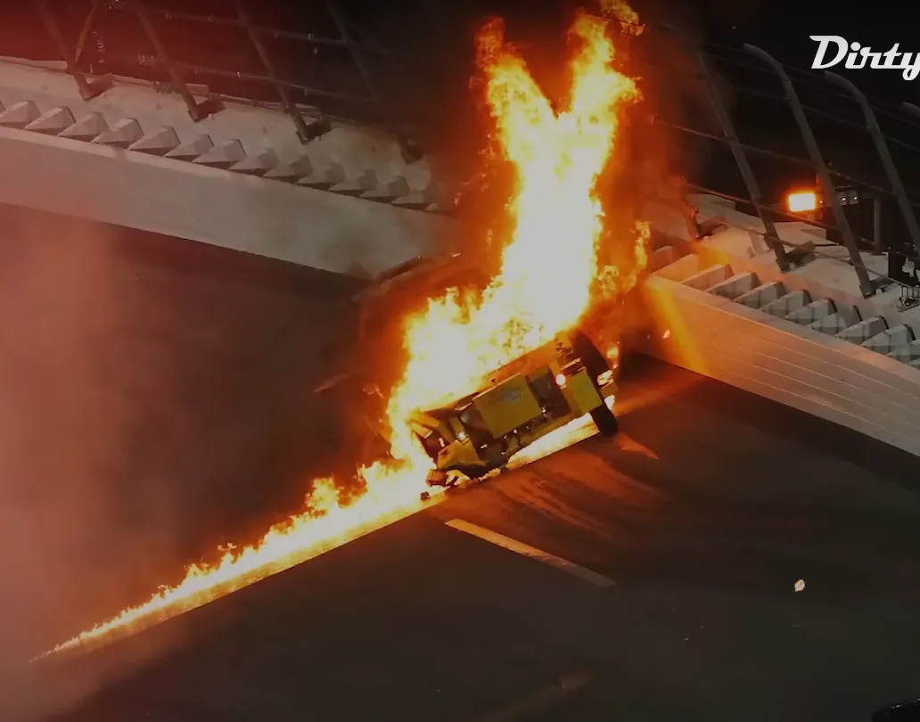 “Flames Engulf Bristol” — Dale Earnhardt Jr. Survives Car Inferno, But the Crowd’s Next Move Shocks the World