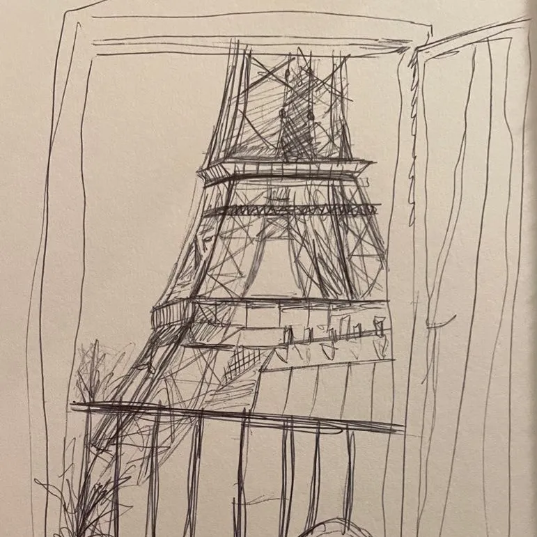 image_68df2ce588a07 Breaking: Harry Styles Ditches Fame For Art – Eiffel Tower Sketch In Paris Has Fans In Total Shock!